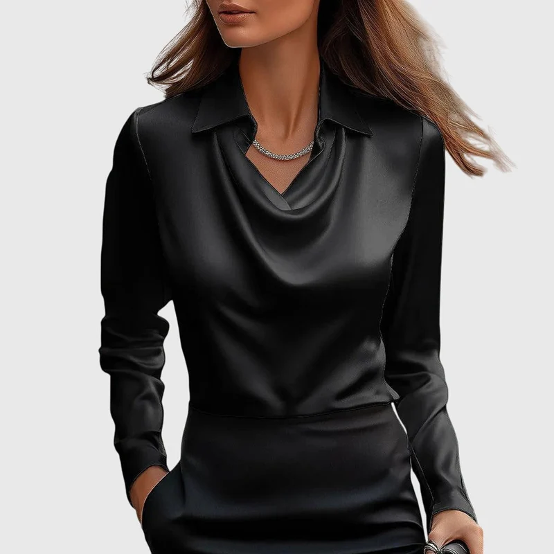 Aisha | Shiny and comfortable blouse