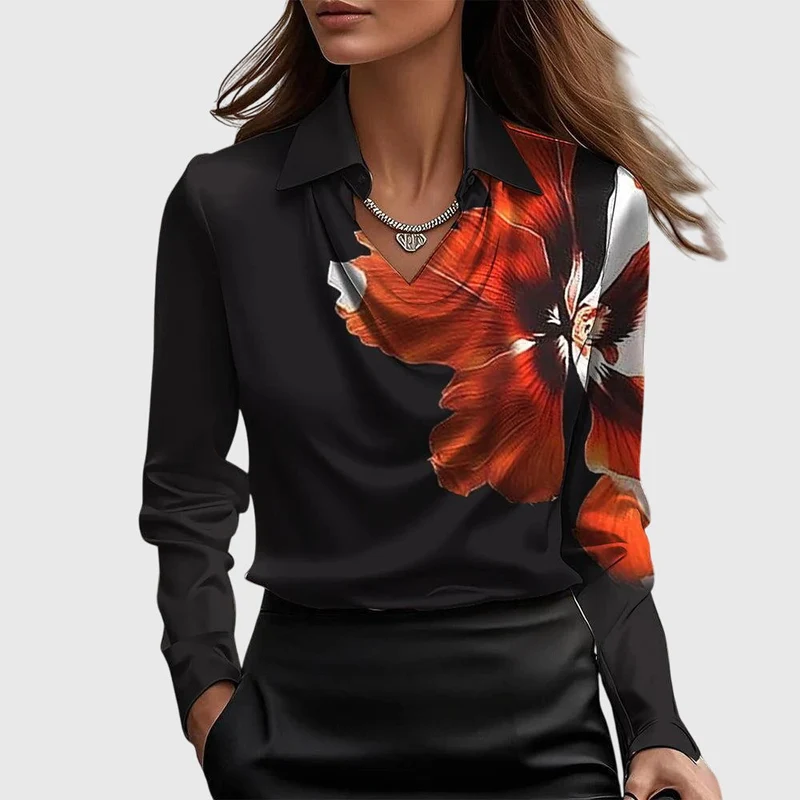 Aisha | Shiny and comfortable blouse