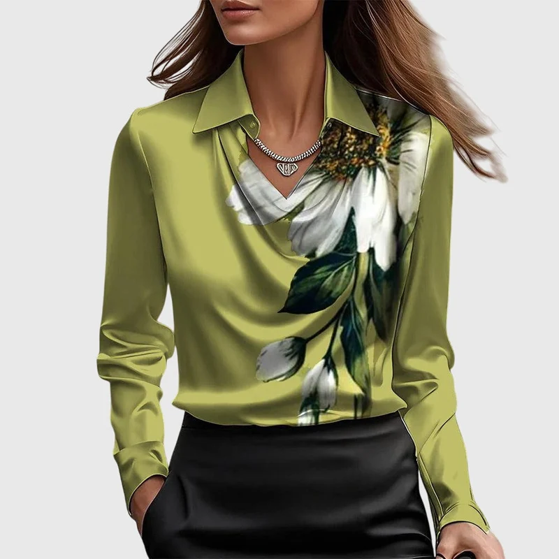 Aisha | Shiny and comfortable blouse