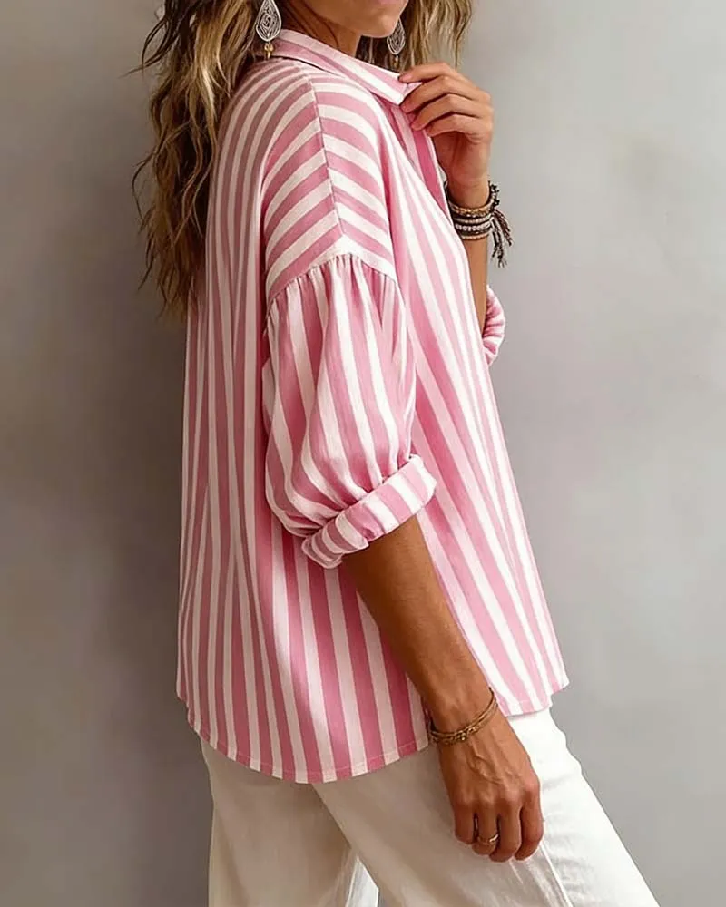 Nerina | Striped Blouse