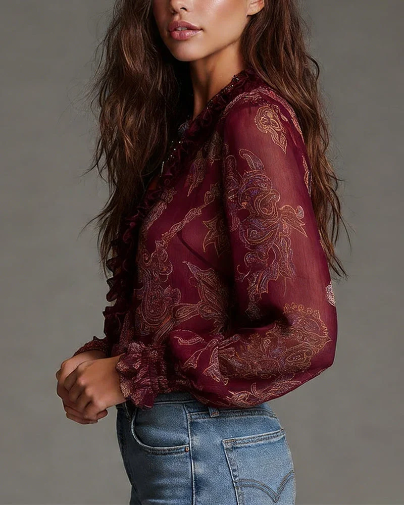 Nuvia | Retro Blouse