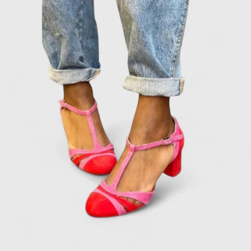 Auroria | Lightweight Peep-Toe Heels