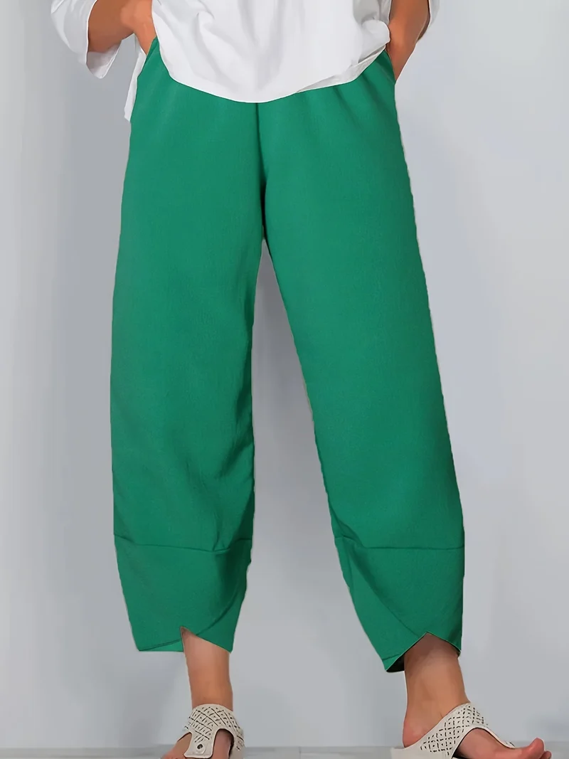 Judith | Elegant Comfortable Trouser With Side Pockets