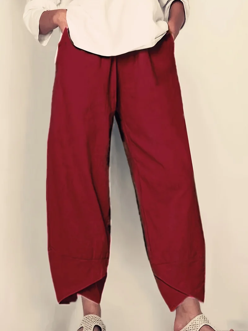 Judith | Elegant Comfortable Trouser With Side Pockets