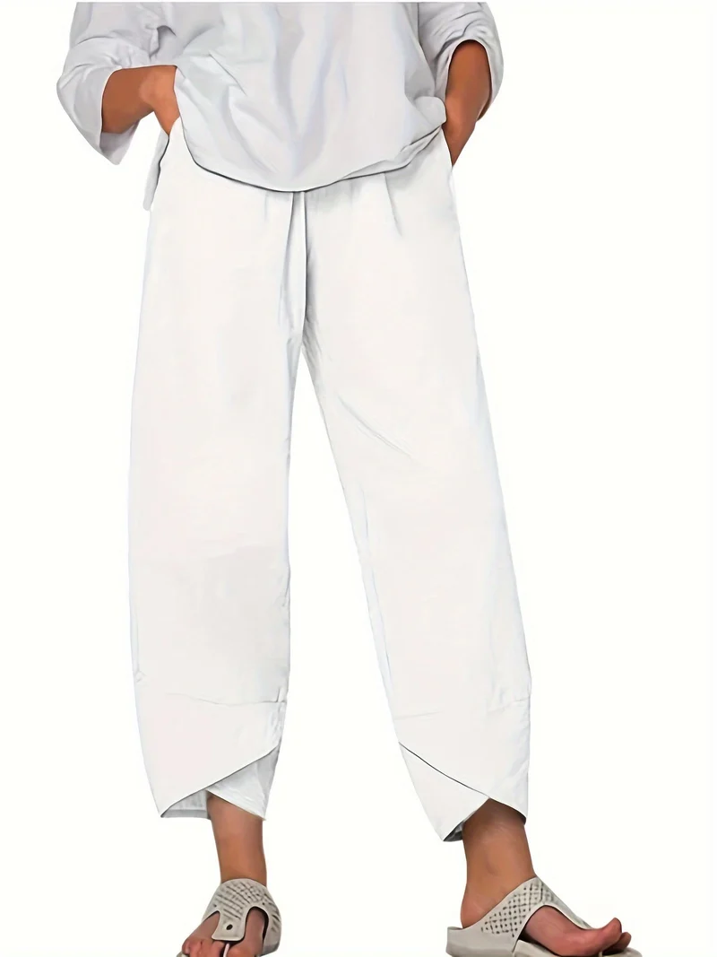 Judith | Elegant Comfortable Trouser With Side Pockets