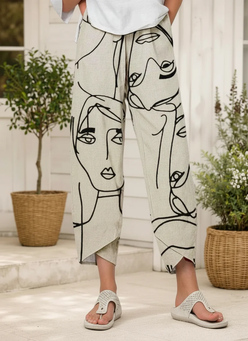 Nathalie - Pantalons en Lin