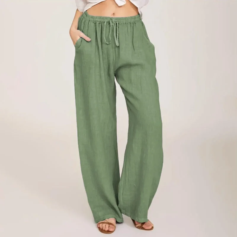 Calivra | Comfortable Cotton Linen Pants