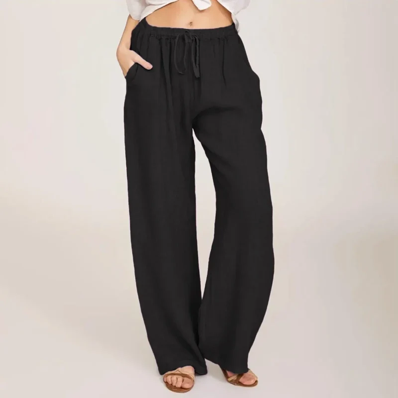Calivra | Comfortable Cotton Linen Pants