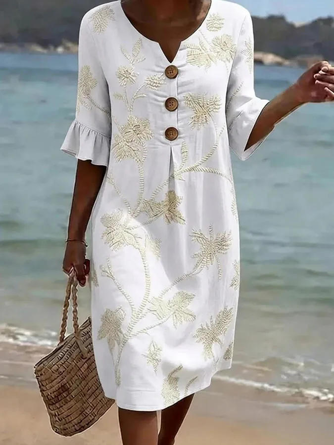 Candelaria | Floral print dress