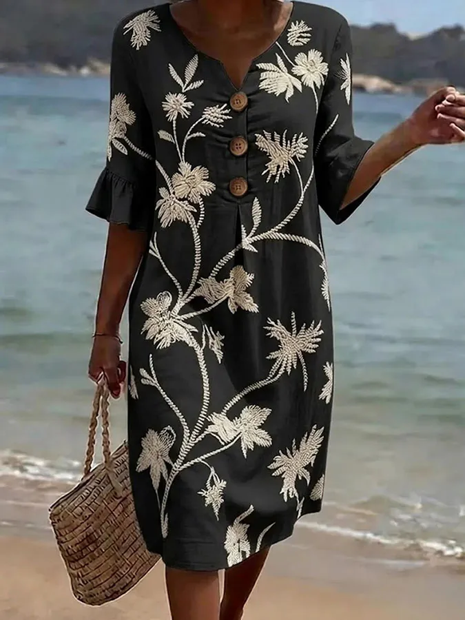 Adelaira | Floral print dress