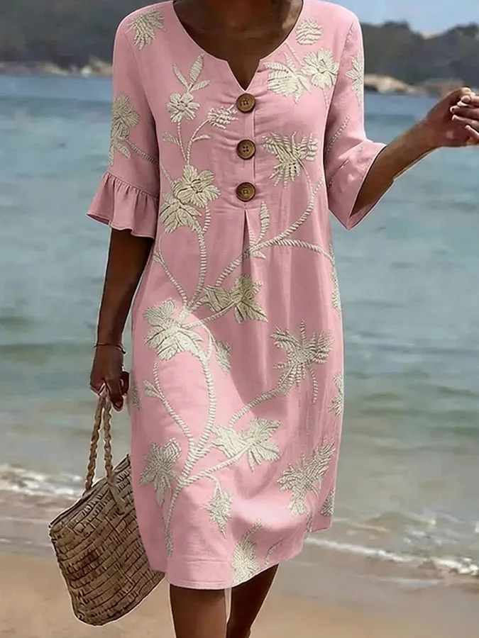 Calerina | Floral Print Dress