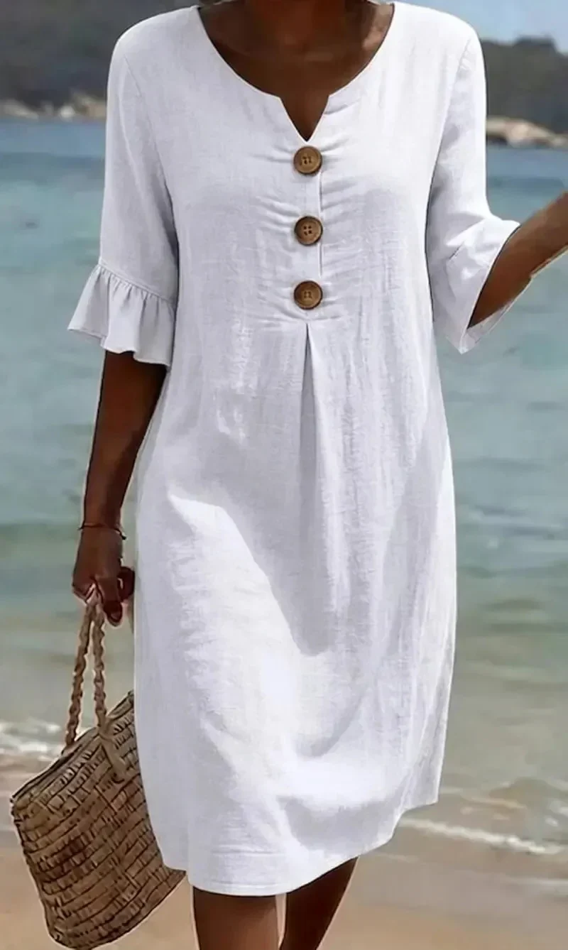 Amaia | Elegant linen dress