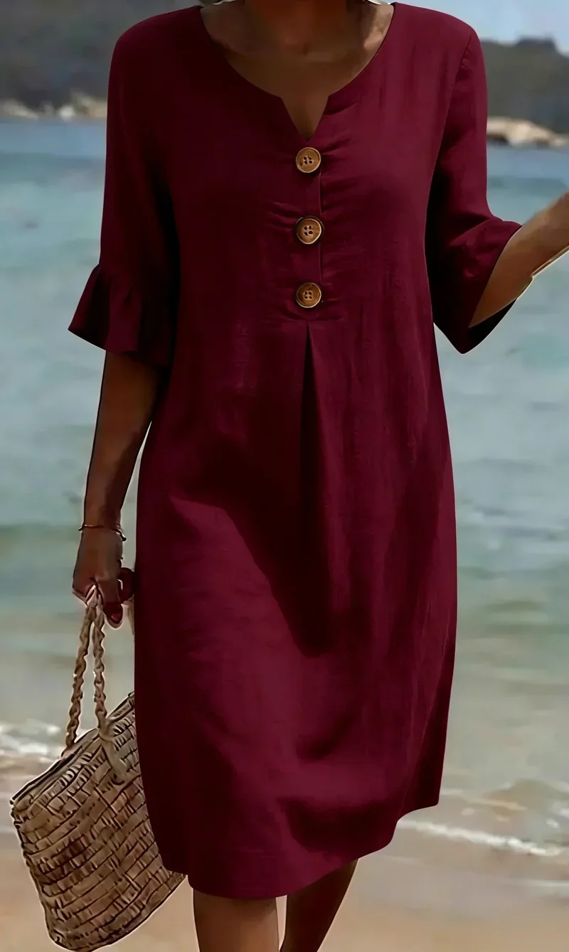 Amaia | Elegant linen dress