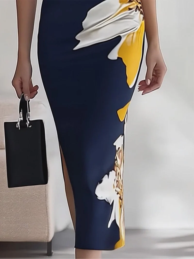 Lidia | Floral Print Midi Dress