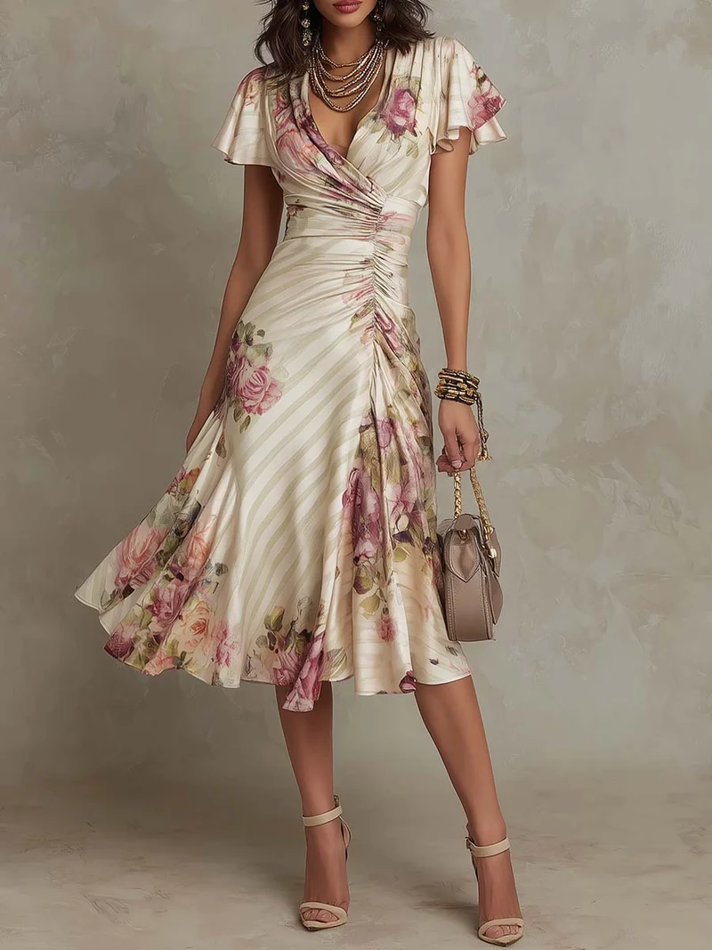 Margareth | Vintage floral dress