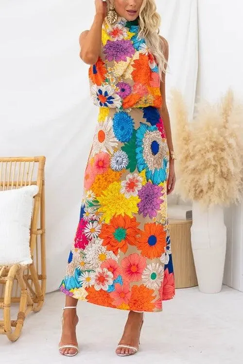 Loravia | Maxi sleeveless dress