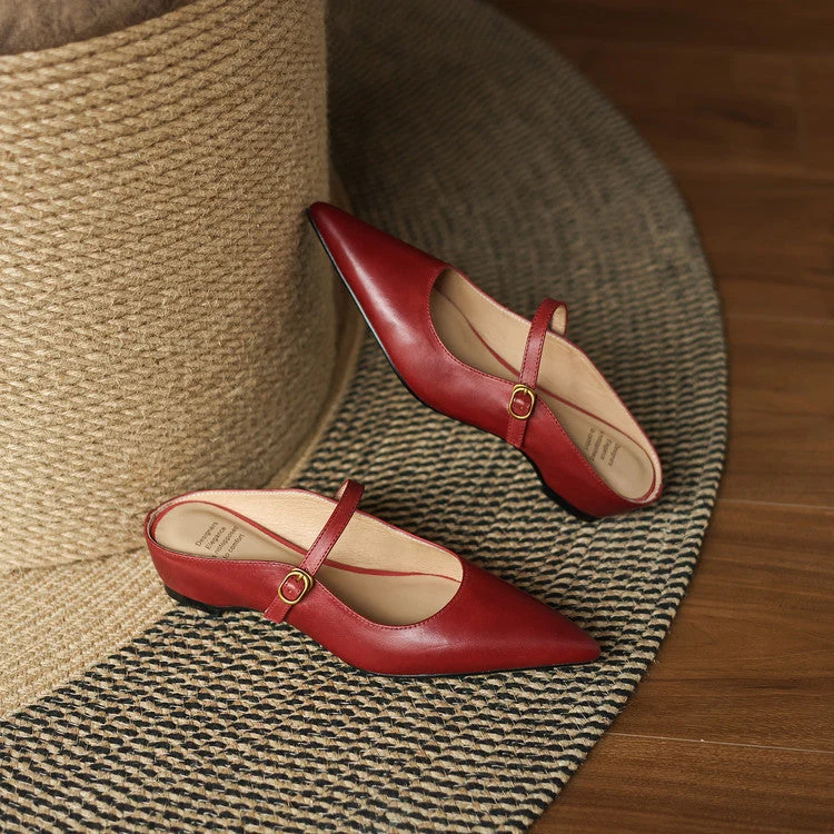 Luna | Mules Mary Jane à Pointe
