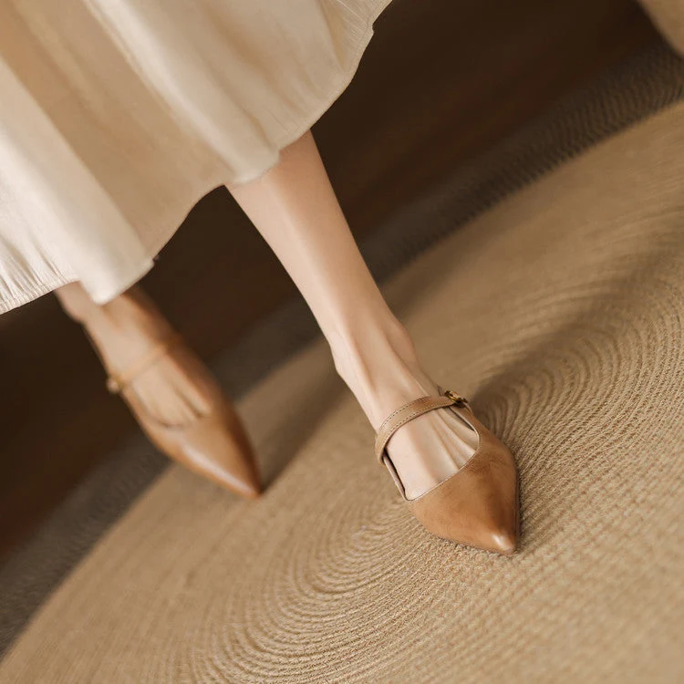 Luna | Mules Mary Jane à Pointe