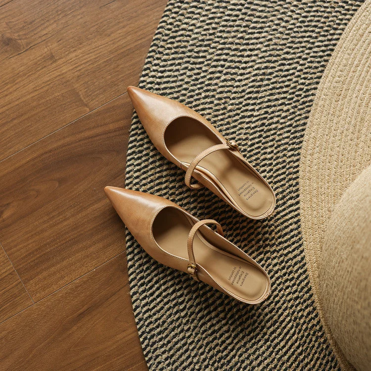 Luna | Mules Mary Jane à Pointe