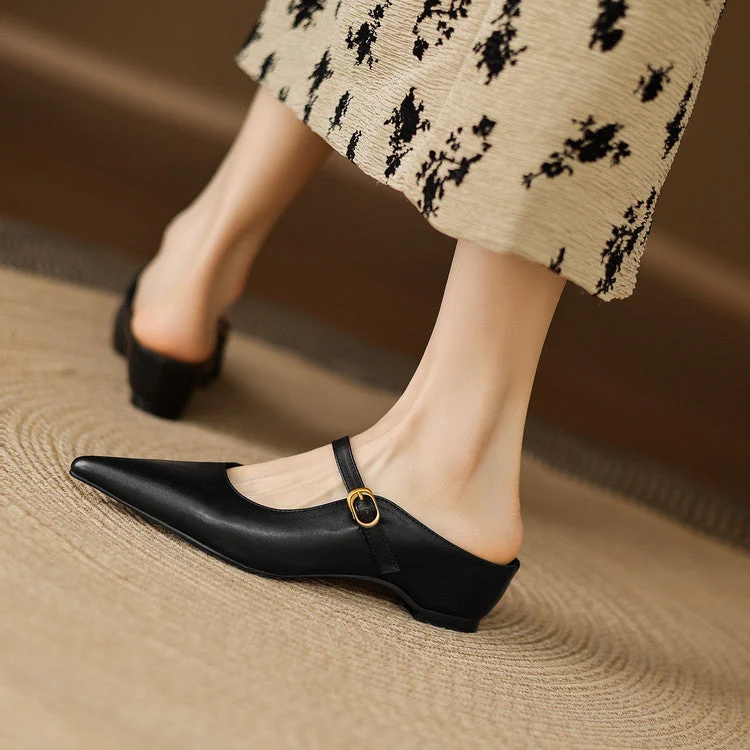 Luna | Mules Mary Jane à Pointe