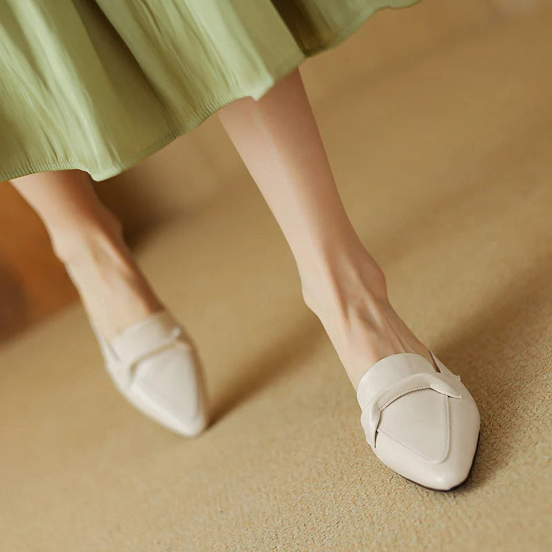 Letizia | Mules à Pointe avec Nœud