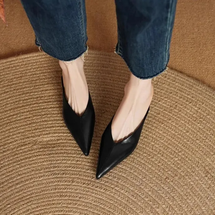 Bruna | Mules à Pointe Aiguisée