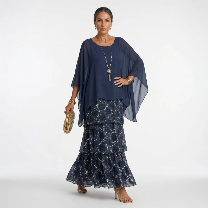 Élyssane™ — Robe bohème à volants élégance intemporelle