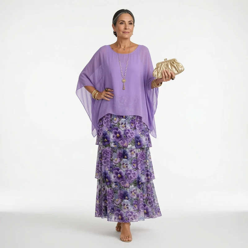 Élyssane™ — Robe bohème à volants élégance intemporelle