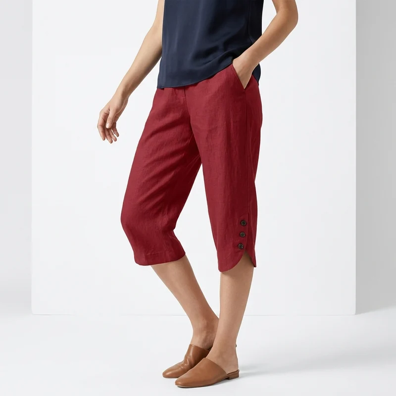 Lorenza™ — Pantacourt fluide confort estival