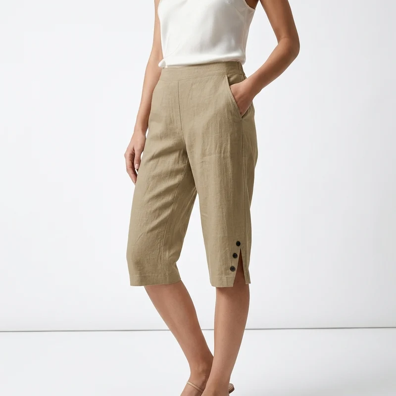 Lorenza™ — Pantacourt fluide confort estival