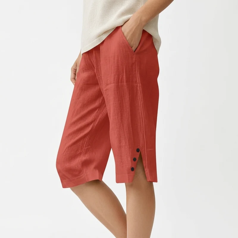 Lorenza™ — Pantacourt fluide confort estival