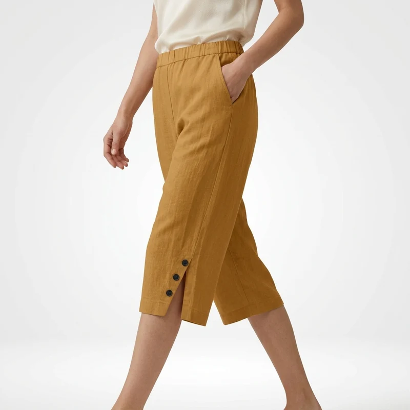 Lorenza™ — Pantacourt fluide confort estival