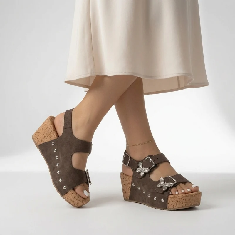Giovanna™ — Mules compensées élégance confort quotidien